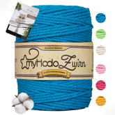 Baumwollgarn Premium Makramee Garn von myHodo - OEKO-TEX Baumwolle - versch. Farben